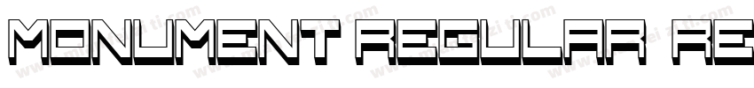 Monument-Regular Regular字体转换